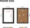 5x7 Picture Frame Set of 15, Black Wooden Photo Frames Bulk Pack, Engineered MDF Wood Frames for Wall & Tabletop Display, Shatter-Resistant Plexiglass Gallery Wall Frame Set for Home & Office Decor